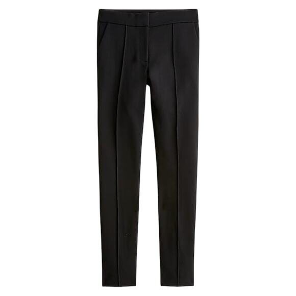 J.Crew Skinny Trouser in Italian Ponte • Black • Size 0 - Picture 1 of 10